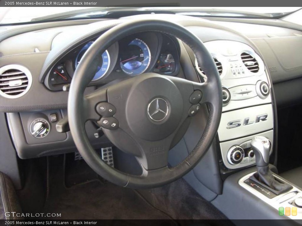 Black Interior Steering Wheel for the 2005 Mercedes-Benz SLR McLaren #9519726