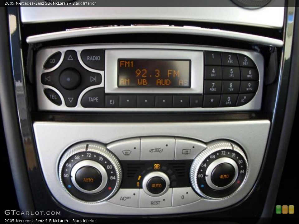 Black Interior Controls for the 2005 Mercedes-Benz SLR McLaren #9519806