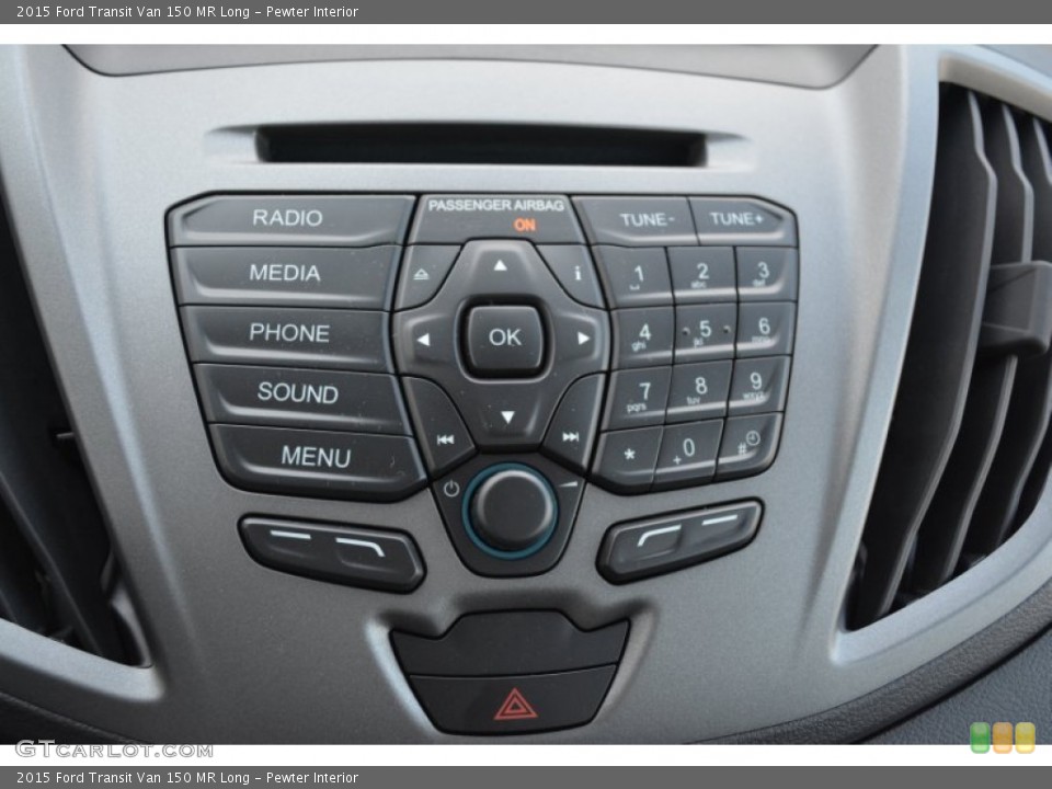 Pewter Interior Controls for the 2015 Ford Transit Van 150 MR Long #95198588