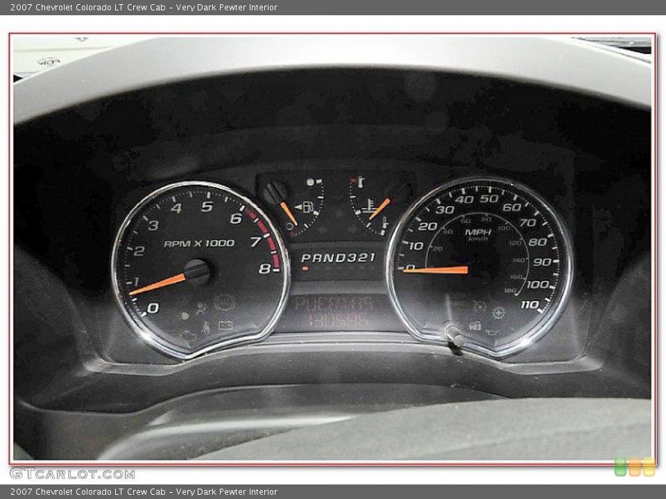 Very Dark Pewter Interior Gauges for the 2007 Chevrolet Colorado LT Crew Cab #95200187