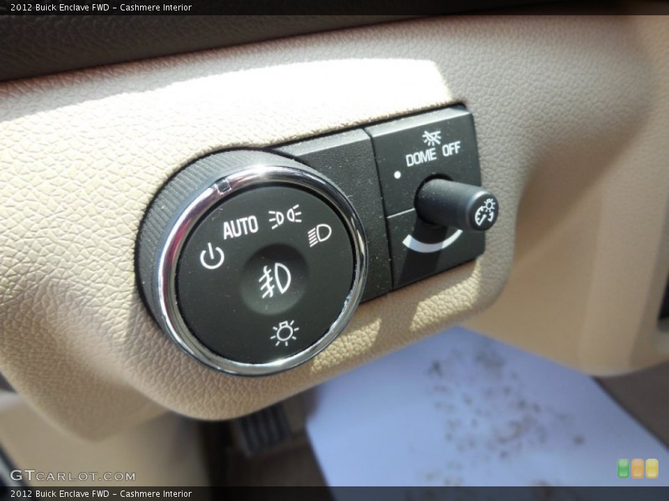 Cashmere Interior Controls for the 2012 Buick Enclave FWD #95202641