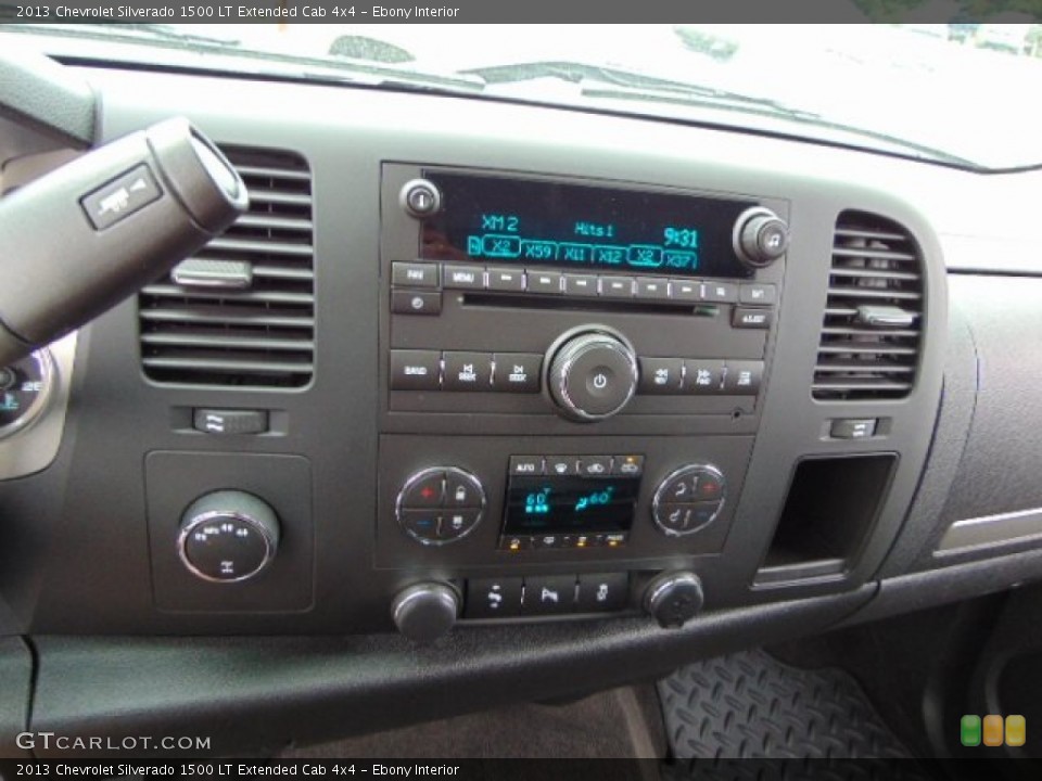 Ebony Interior Controls for the 2013 Chevrolet Silverado 1500 LT Extended Cab 4x4 #95203319