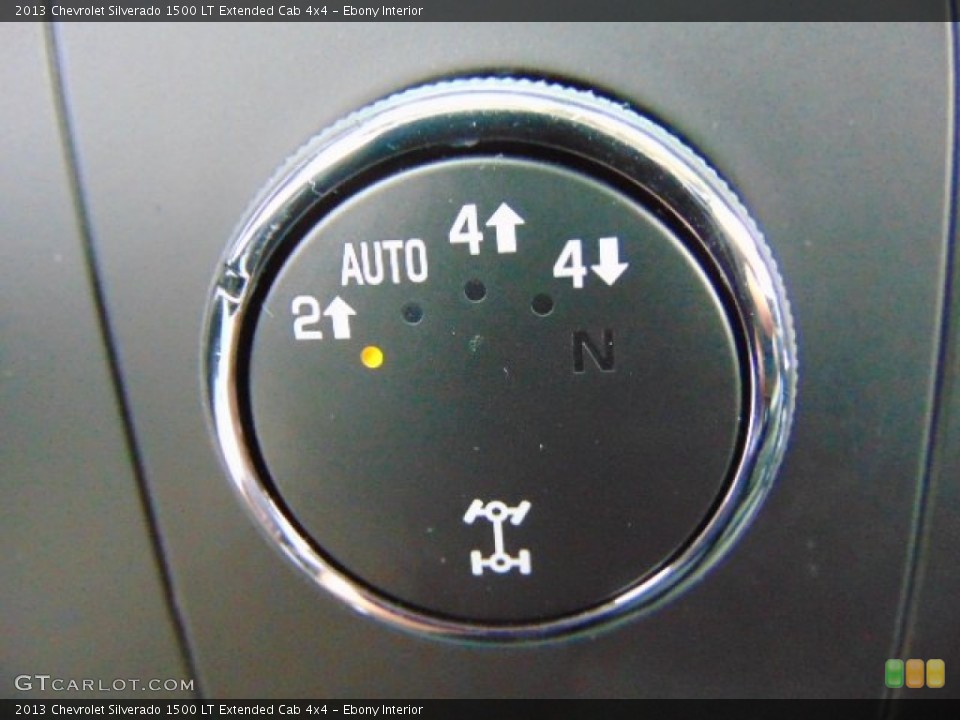 Ebony Interior Controls for the 2013 Chevrolet Silverado 1500 LT Extended Cab 4x4 #95203367