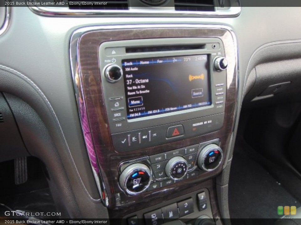 Ebony/Ebony Interior Controls for the 2015 Buick Enclave Leather AWD #95205470