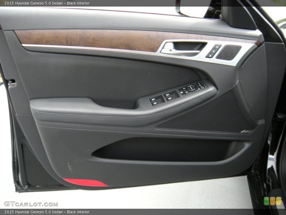Black Interior Door Panel for the 2015 Hyundai Genesis 5.0 Sedan #95214900