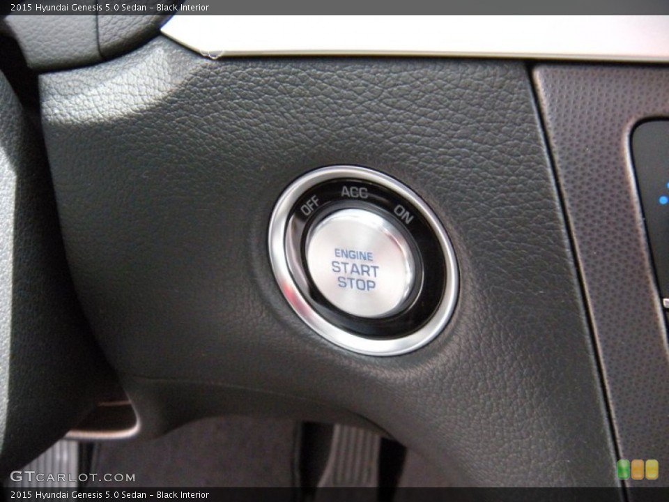 Black Interior Controls for the 2015 Hyundai Genesis 5.0 Sedan #95215167