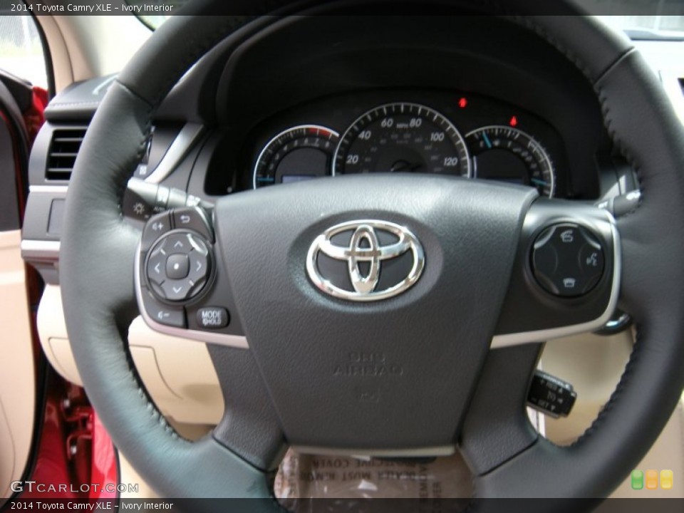 Ivory Interior Steering Wheel for the 2014 Toyota Camry XLE #95215992