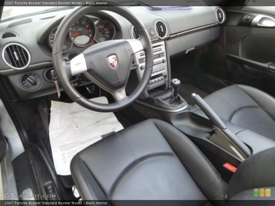 Black Interior Photo for the 2007 Porsche Boxster  #95221632