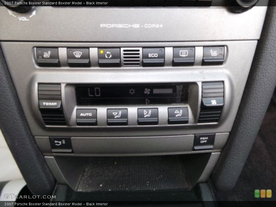 Black Interior Controls for the 2007 Porsche Boxster  #95221821