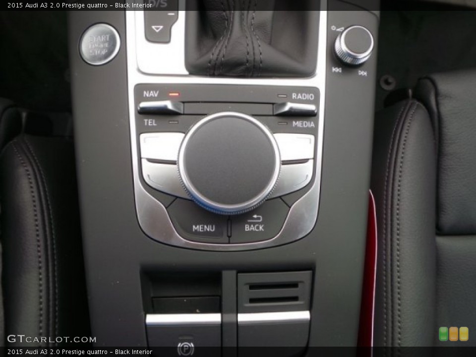 Black Interior Controls for the 2015 Audi A3 2.0 Prestige quattro #95222533