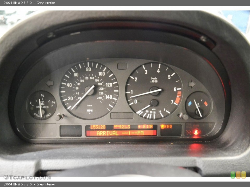Grey Interior Gauges for the 2004 BMW X5 3.0i #95236360
