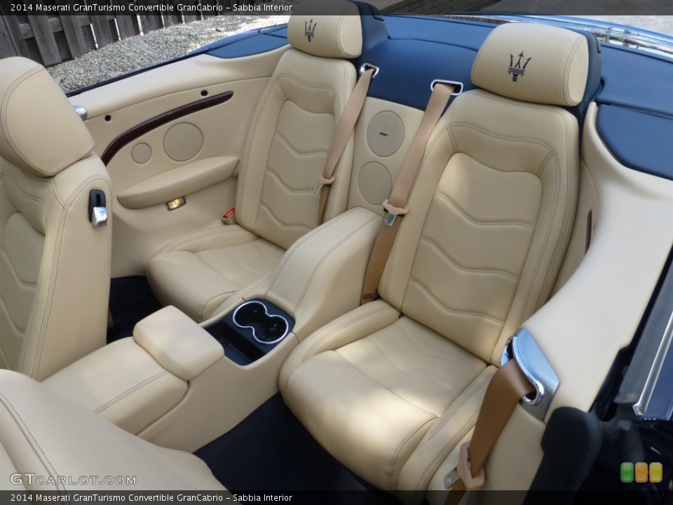 Sabbia Interior Rear Seat for the 2014 Maserati GranTurismo Convertible GranCabrio #95236605