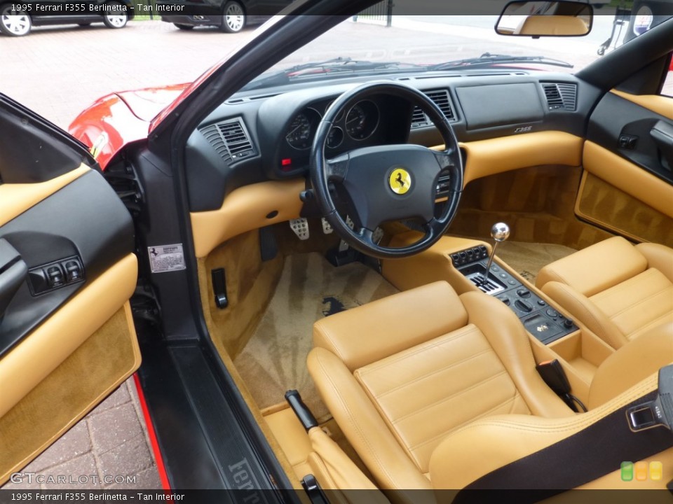 Tan Interior Photo for the 1995 Ferrari F355 Berlinetta #95237025