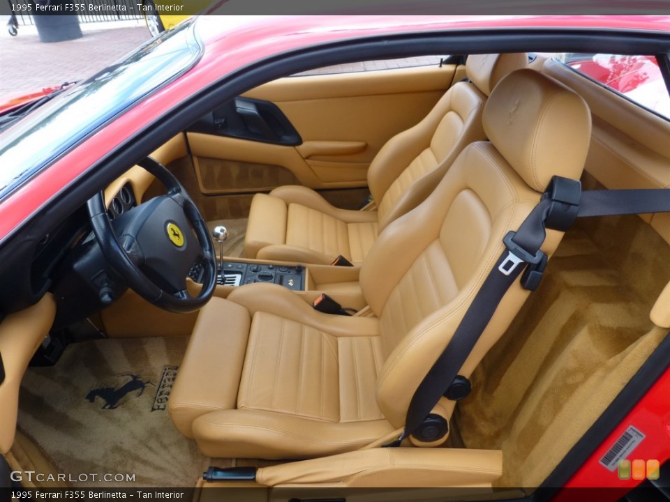 Tan Interior Front Seat for the 1995 Ferrari F355 Berlinetta #95237053
