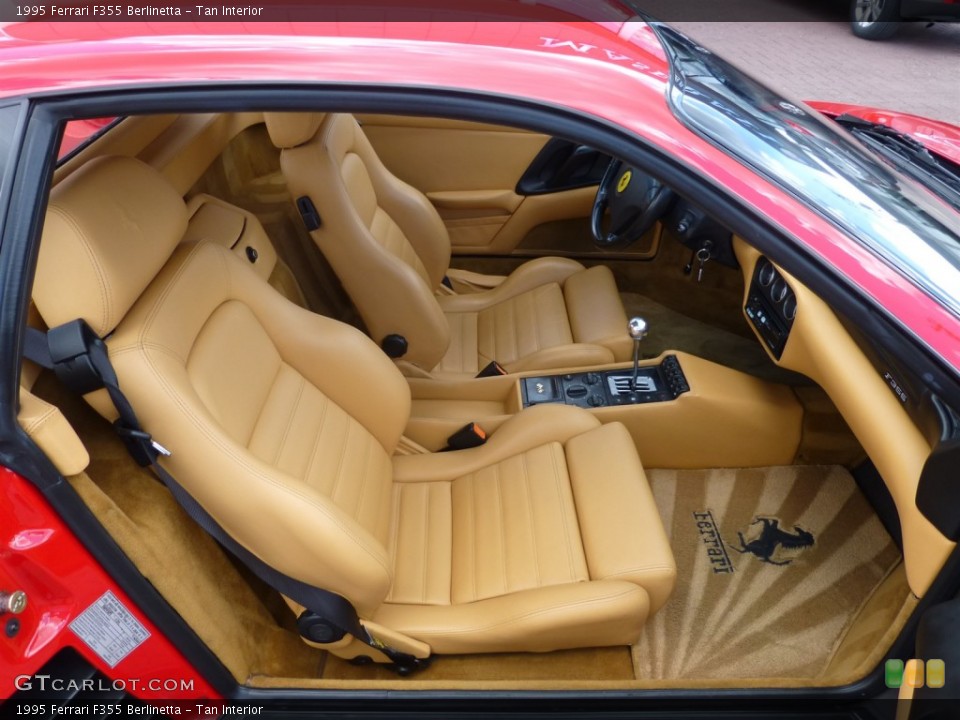 Tan Interior Front Seat for the 1995 Ferrari F355 Berlinetta #95237214