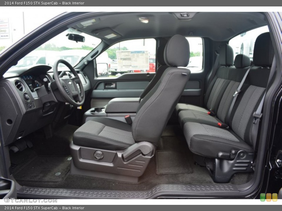 Black Interior Photo for the 2014 Ford F150 STX SuperCab #95238387