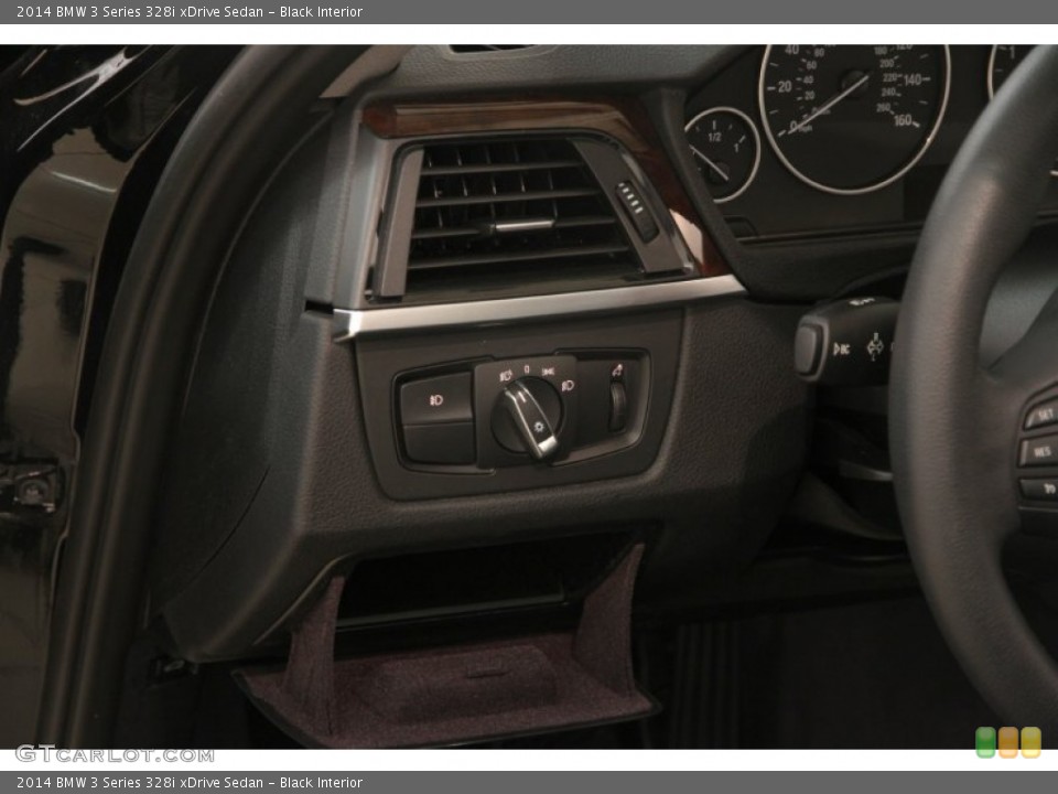 Black Interior Controls for the 2014 BMW 3 Series 328i xDrive Sedan #95240061