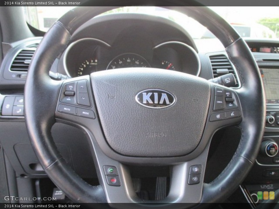 Black Interior Steering Wheel for the 2014 Kia Sorento Limited SXL #95242662