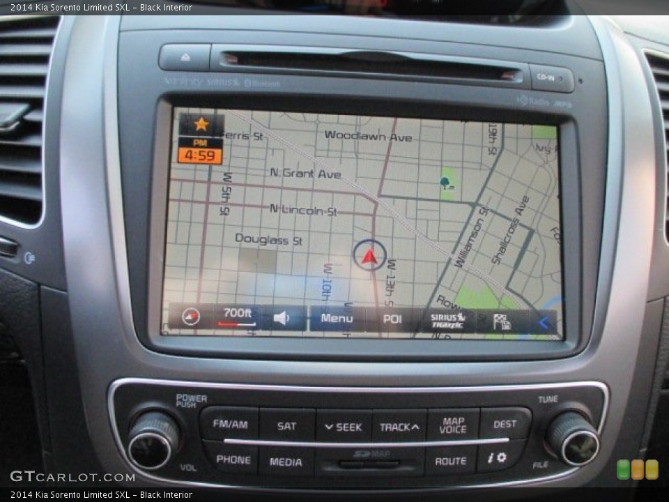 Black Interior Navigation for the 2014 Kia Sorento Limited SXL #95242854