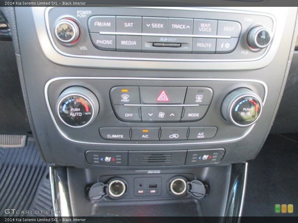 Black Interior Controls for the 2014 Kia Sorento Limited SXL #95242866