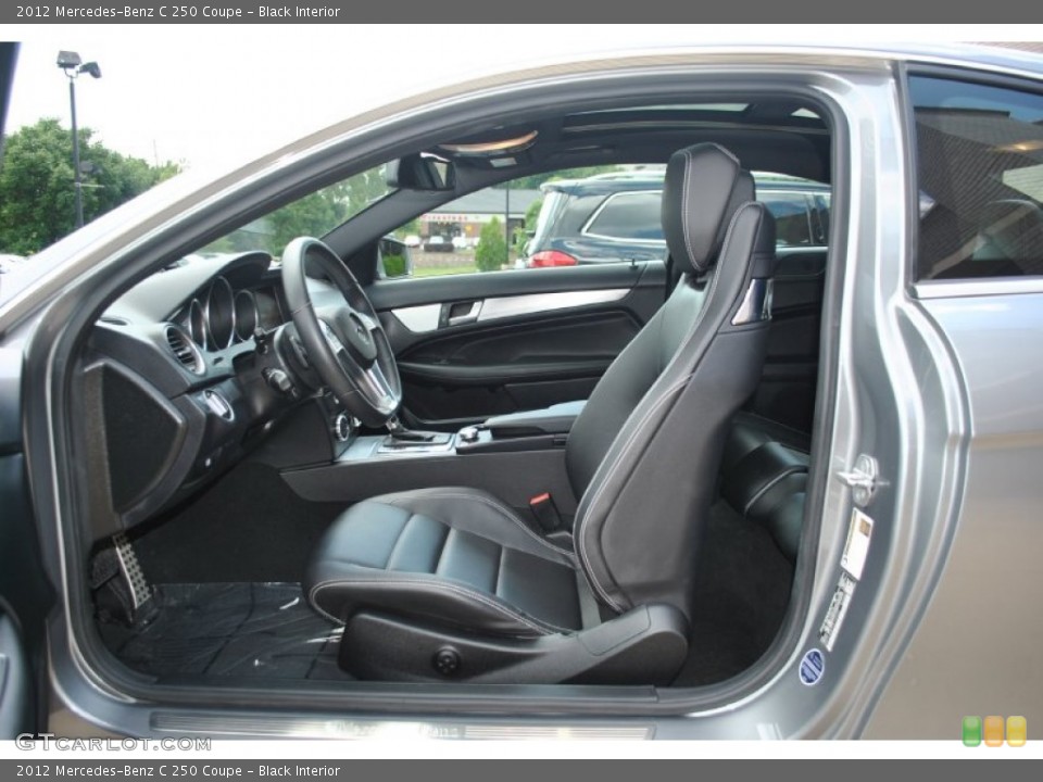 Black Interior Photo for the 2012 Mercedes-Benz C 250 Coupe #95243844