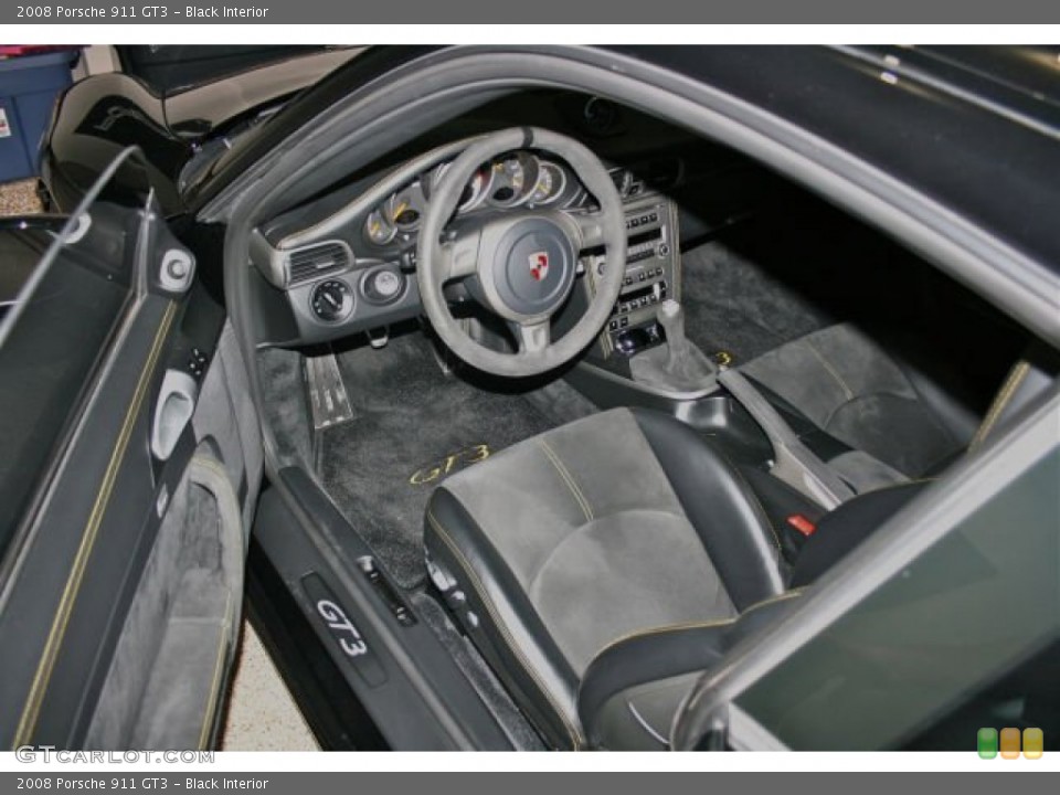 Black Interior Photo for the 2008 Porsche 911 GT3 #95245929