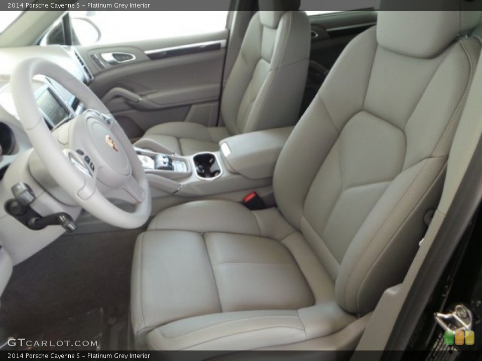 Platinum Grey Interior Front Seat for the 2014 Porsche Cayenne S #95246562