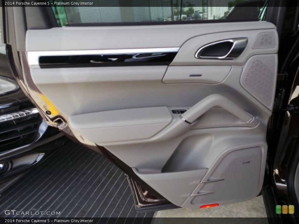 Platinum Grey Interior Door Panel for the 2014 Porsche Cayenne S #95246842