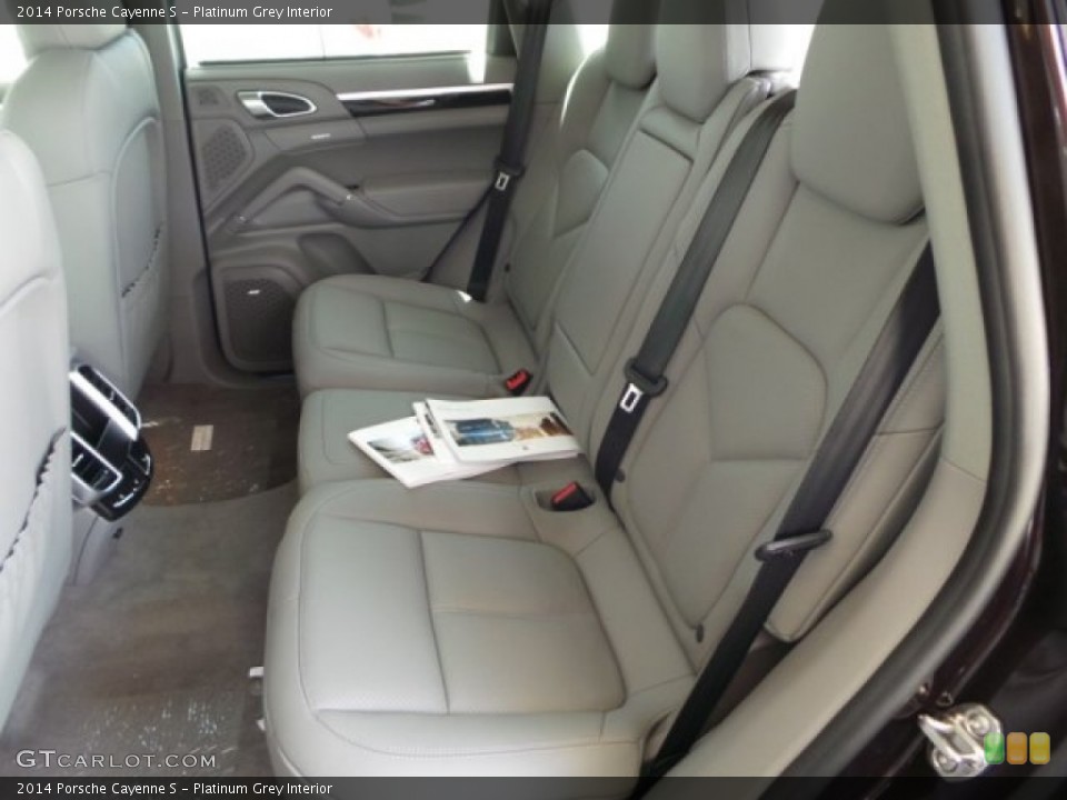 Platinum Grey Interior Rear Seat for the 2014 Porsche Cayenne S #95246883