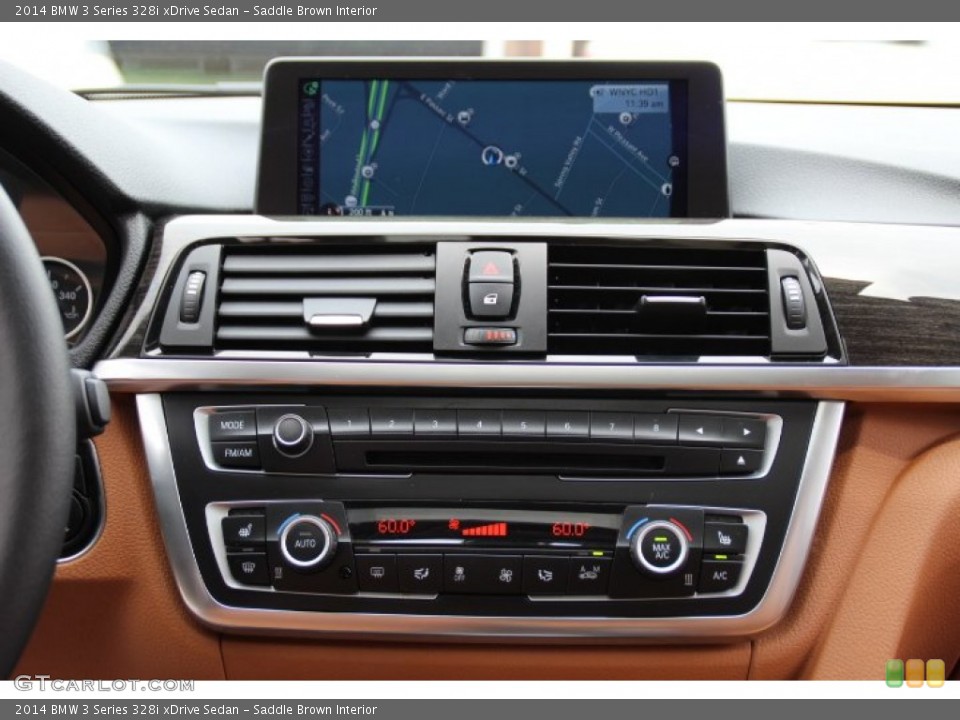 Saddle Brown Interior Controls for the 2014 BMW 3 Series 328i xDrive Sedan #95247161