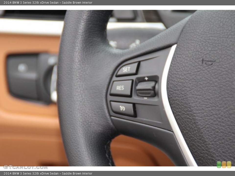 Saddle Brown Interior Controls for the 2014 BMW 3 Series 328i xDrive Sedan #95247231