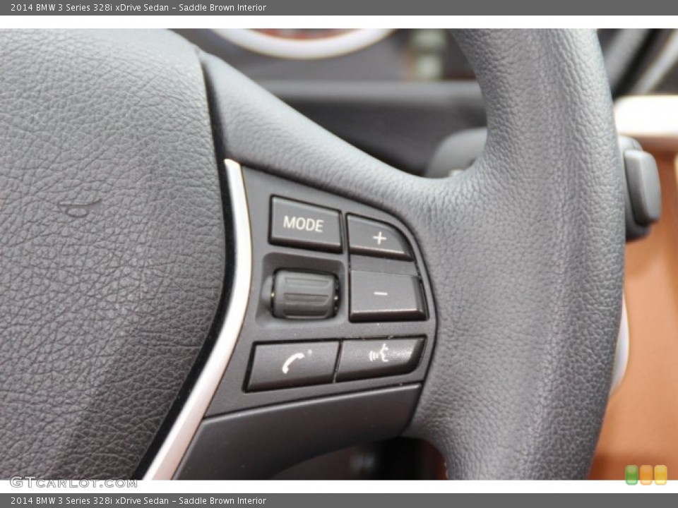 Saddle Brown Interior Controls for the 2014 BMW 3 Series 328i xDrive Sedan #95247255