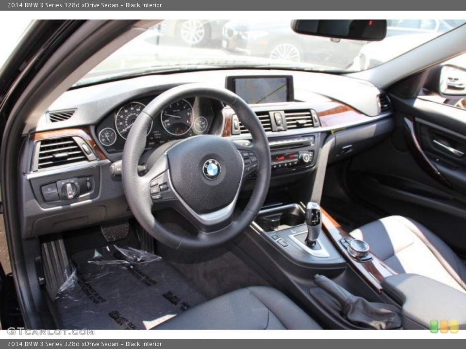 Black Interior Photo for the 2014 BMW 3 Series 328d xDrive Sedan #95247803