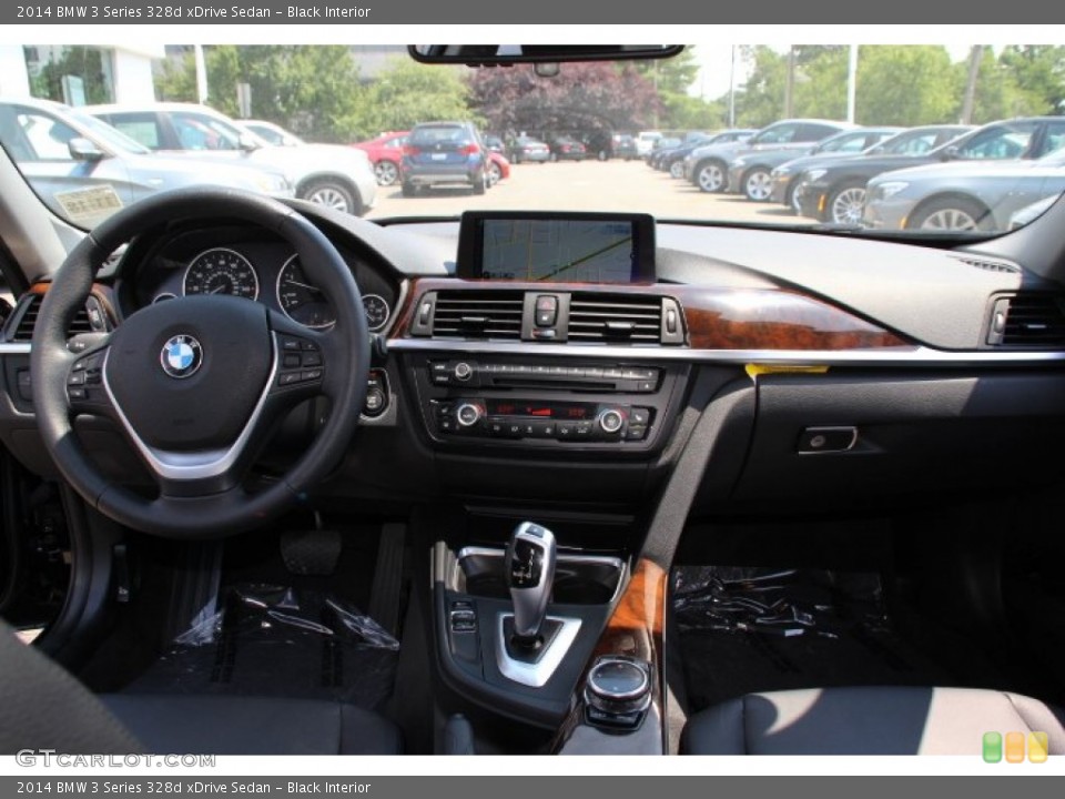 Black Interior Dashboard for the 2014 BMW 3 Series 328d xDrive Sedan #95247891