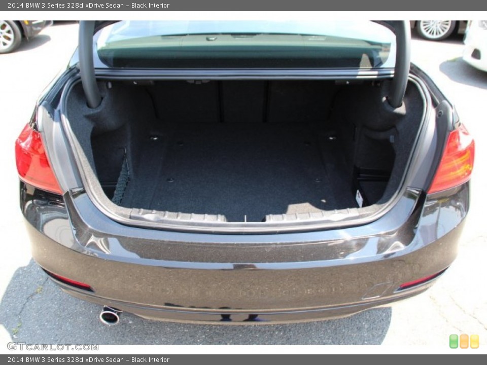 Black Interior Trunk for the 2014 BMW 3 Series 328d xDrive Sedan #95248053