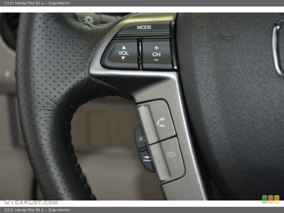Gray Interior Controls for the 2015 Honda Pilot EX-L #95249668