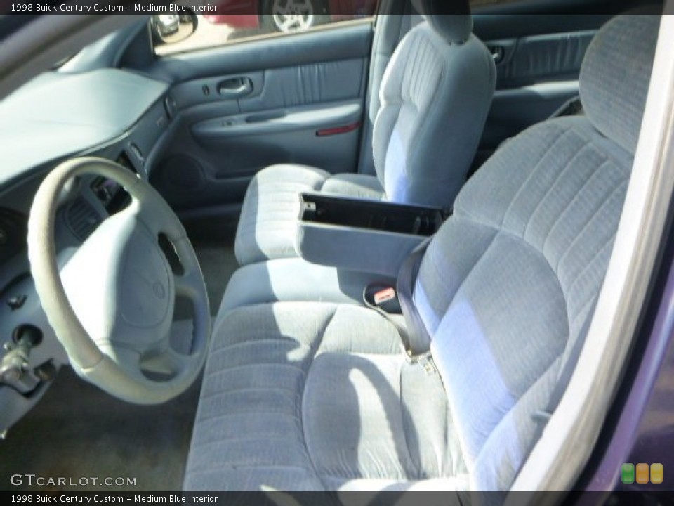 Medium Blue Interior Photo for the 1998 Buick Century Custom #95259748