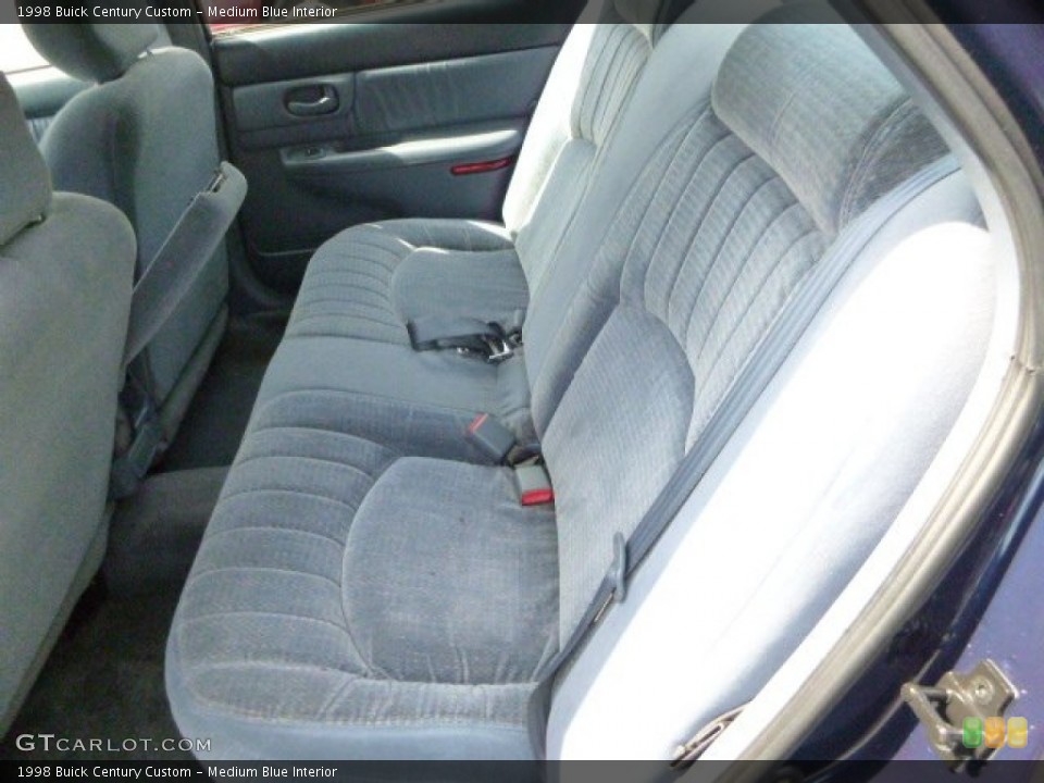 Medium Blue Interior Rear Seat for the 1998 Buick Century Custom #95259773