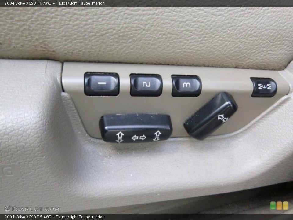 Taupe/Light Taupe Interior Controls for the 2004 Volvo XC90 T6 AWD #95260899