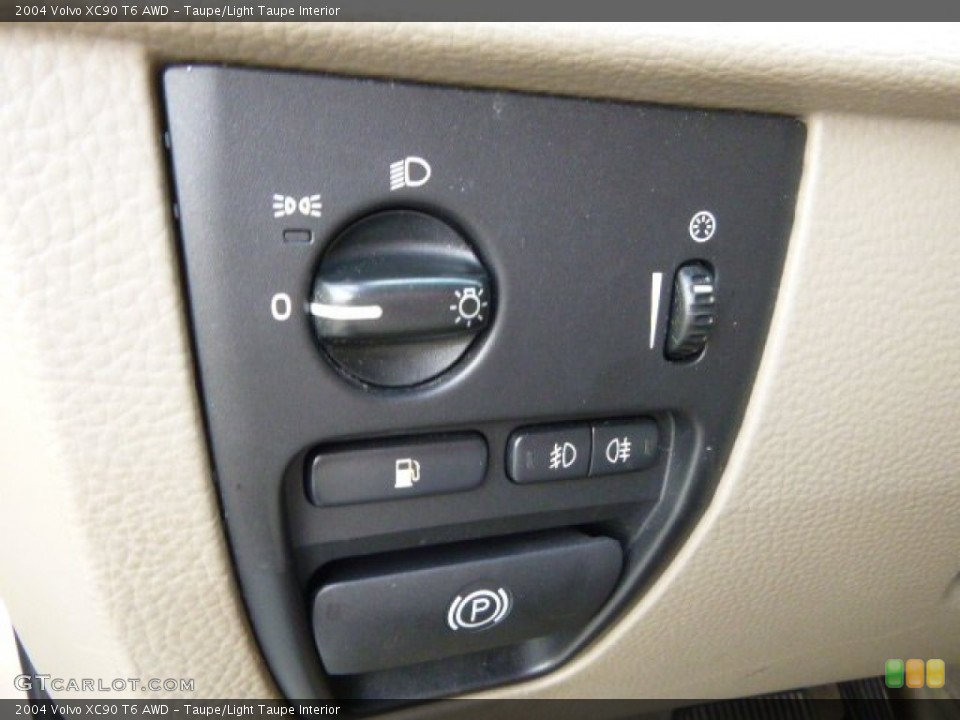 Taupe/Light Taupe Interior Controls for the 2004 Volvo XC90 T6 AWD #95260941