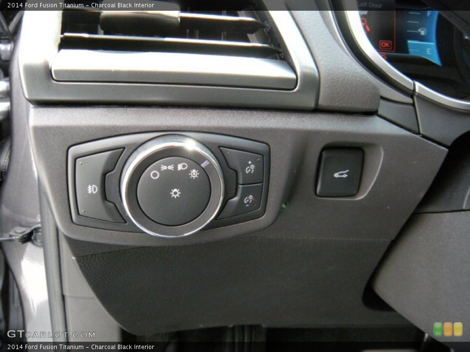 Charcoal Black Interior Controls for the 2014 Ford Fusion Titanium #95264472