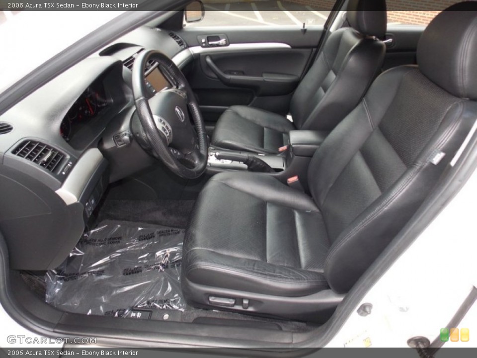 Ebony Black Interior Photo for the 2006 Acura TSX Sedan #95268198