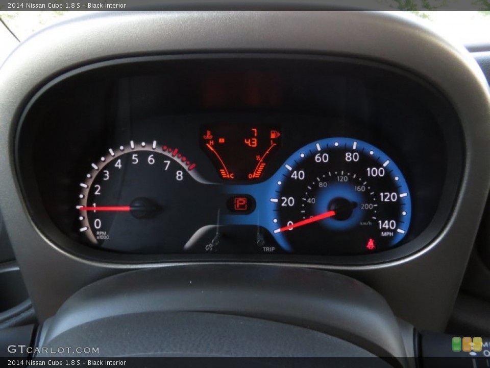 Black Interior Gauges for the 2014 Nissan Cube 1.8 S #95271483