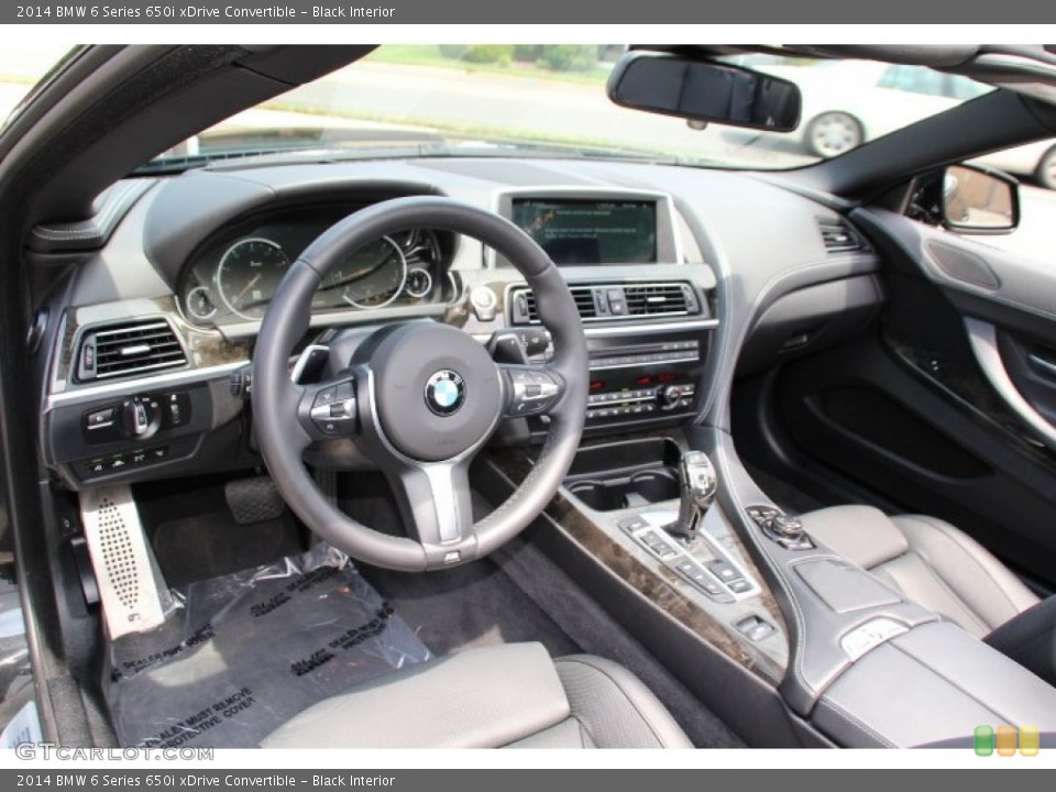 Black Interior Photo for the 2014 BMW 6 Series 650i xDrive Convertible #95274600
