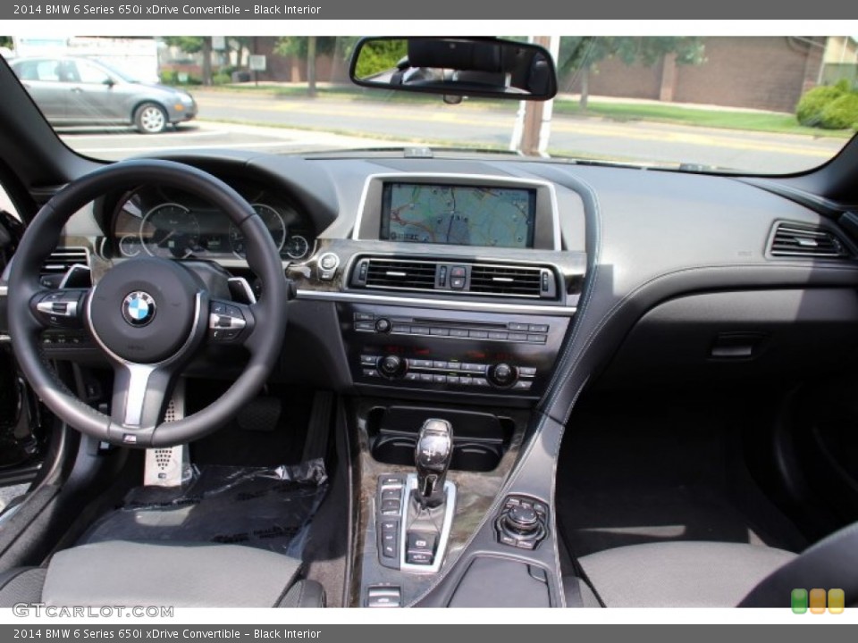 Black Interior Dashboard for the 2014 BMW 6 Series 650i xDrive Convertible #95274664