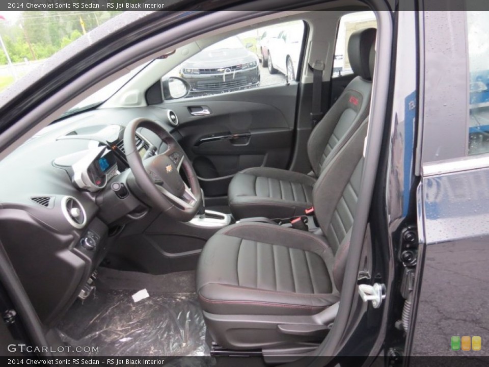 RS Jet Black Interior Photo for the 2014 Chevrolet Sonic RS Sedan #95275125