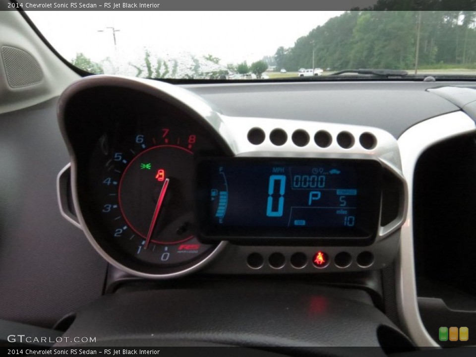 RS Jet Black Interior Gauges for the 2014 Chevrolet Sonic RS Sedan #95275197