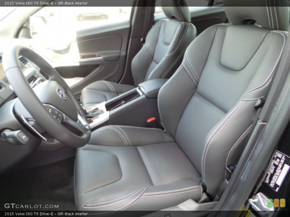 Off-Black Interior Front Seat for the 2015 Volvo S60 T6 Drive-E #95282046