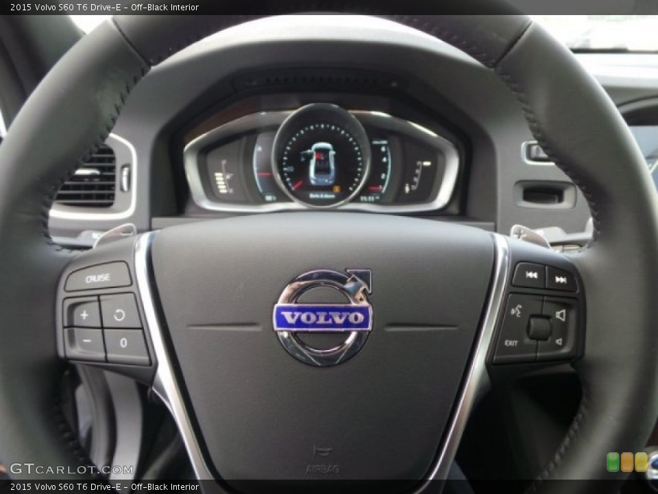Off-Black Interior Steering Wheel for the 2015 Volvo S60 T6 Drive-E #95282190