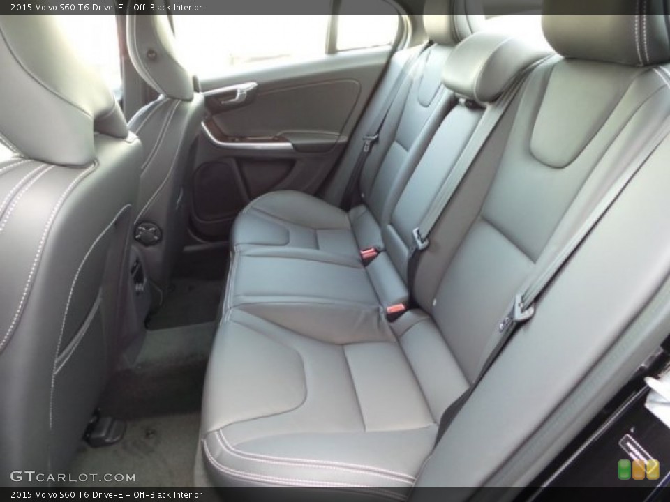 Off-Black Interior Rear Seat for the 2015 Volvo S60 T6 Drive-E #95282265